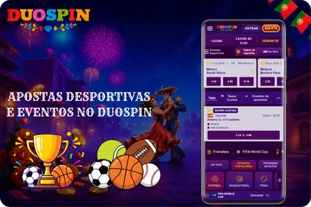 Eventos populares e apostas desportivas no Duospin Casino